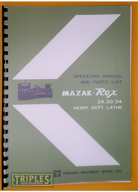 Mazak Rex Heavy Duty Lathe 24